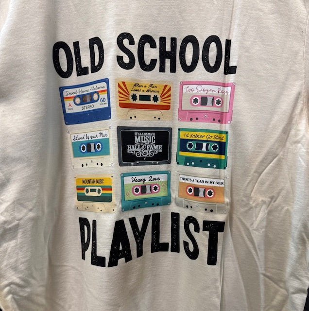 Old School Playlist Tee