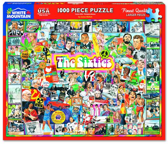 The Sixties - 1000 Piece Jigsaw Puzzle